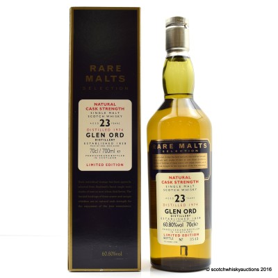 Rare Malts Glen Ord 1974 23 Year Old