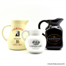 ASSORTED WHISKY WATER JUGS X 3