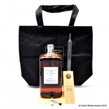 NIKKA 80TH ANNIVERSARY 3L WOODEN DISPLAY PLINTH POURER AND LARGE PIPETTE