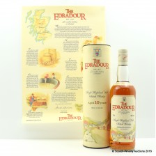 EDRADOUR 10 YEAR OLD WITH POSTER