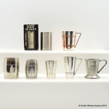 ASSORTED METAL MEASURING CUPS X 7