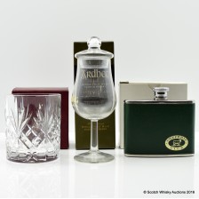 Jura Crystal Glass Ardbeg Tasting Glass Hip Flask