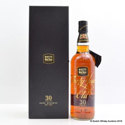 Whyte & MacKay 30 Year Old Rare Reserve