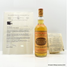 Glenmorangie 10 Grand Slam Dram With Newspaper Article Letter