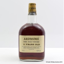 ARDMORE 15 YEAR OLD DUMPY BOTTLE 75CL