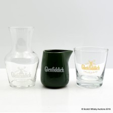 Glenfiddich Branded Water Jug Glass Water Jug Glass