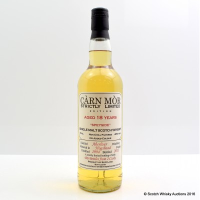 Aberlour 1994 18 Year Old Carn Mor