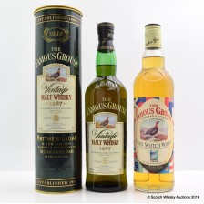 FAMOUS GROUSE 1987 VINTAGE   FAMOUS GROUSE RUGBY WORLD CUP 1999 EDITION