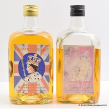 MACALLAN 10 YEAR OLD CORONATION DAY WHISKY CONNOISSEUR   MACALLAN 10 YEAR OLD FATHER TIME WHISKY CONNOISSEUR