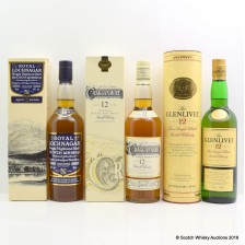 Royal Lochnagar 12 Cragganmore 12 Glenlivet 12