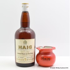 HAIG GOLD LABEL 26 2 3 FL OZ   BRANDED HAIG ASHTRAY