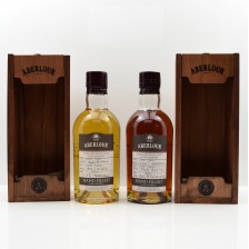 ABERLOUR DISTILLERY ONLY HAND FILLED BOURBON CASK 15 YEAR OLD   ABERLOUR DISTILLERY ONLY HAND FILLED SHERRY CASK 16 YEAR OLD