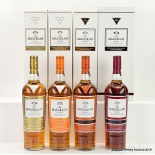 Macallan 1824 Series Gold Amber Sienna Ruby 4 X 70cl