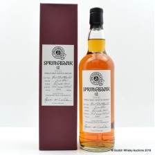 SPRINGBANK 2001 12 YEAR OLD PORT CASK SPRINGBANK SOCIETY
