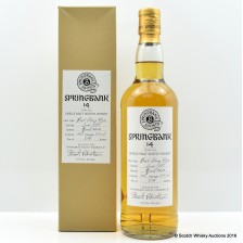 SPRINGBANK 1995 14 YEAR OLD SPRINGBANK SOCIETY BOTTLING