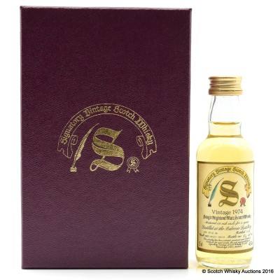 Balvenie 1974 15 Year Old Signatory Mini 5cl