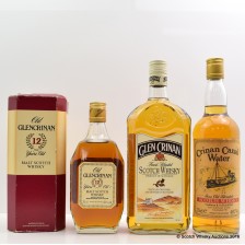 CRINAN CANAL WATER BLEND 75CL  GLEN CRINAN 1L   OLD GLENCRINAN 12 YEAR OLD 75CL