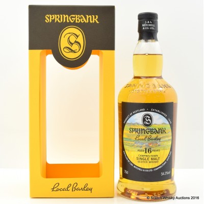 Springbank 16 Year Old Local Barley