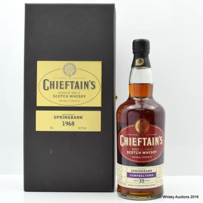 Springbank 1968 35 Year Old Chieftain's