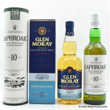 Laphroaig 10 Glen Moray Peated