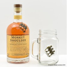 Monkey Shoulder Branded Glass