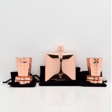 Glenfiddich Hip Flask Glenfiddich Telescopic Copper Cup X 2