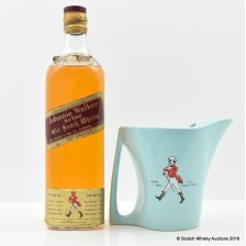 JOHNNIE WALKER RED LABEL 70  PROOF   WADE WATER JUG