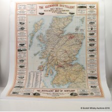 The Distillery Map Of Scotland 1895