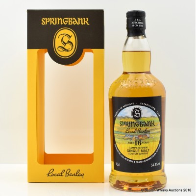Springbank 16 Year Old Local Barley