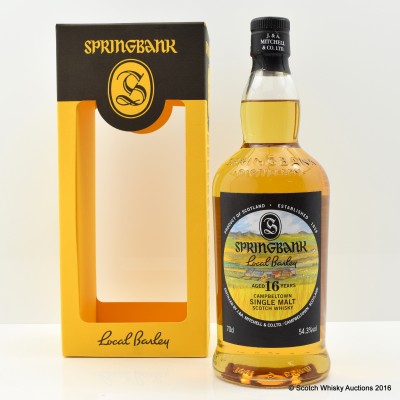 Springbank 16 Year Old Local Barley