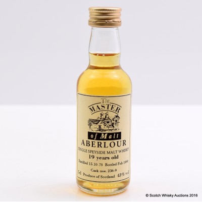 Aberlour 1970 19 Year Old Master of Malt 5cl