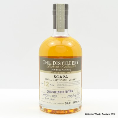 Scapa 2003 12 Year Old Distillery Reserve Collection 50cl