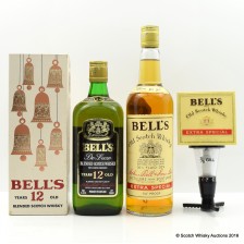 BELL S 12 YEAR OLD 26 2 3 FL OZ  BELL S EXTRA SPECIAL 26 2 3 FL OZ   BELL S 1 6 GILL OPTIC