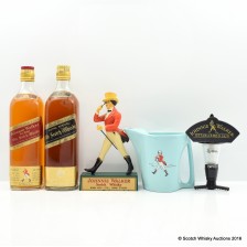 Johnnie Walker Black Label 26 2 3 Fl Oz Johnnie Walker Red Label 26 2 3 Fl Oz Johnnie Walker Branded Water Jug Johnnie Walker 1 6 Fl Oz Optic Striding Man Figure