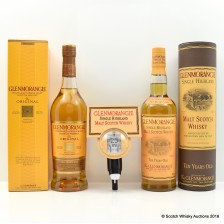 GLENMORANGIE 10 YEAR OLD  GLENMORANGIE 10 YEAR OLD THE STILLS   GLENMORANGIE 25ML OPTIC