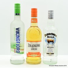 ASSORTED SPIRITS 3 X 70CL