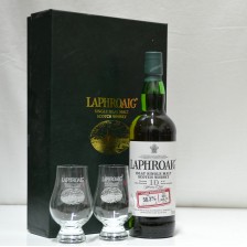 Laphroaig 10 Display 2 Glasses