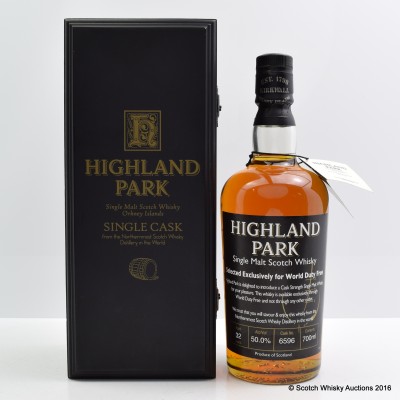 Highland Park 1975 32 Year Old Single Cask for World Duty Free