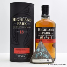 HIGHLAND PARK 18 YEAR OLD ARCADE FIRE BOTTLING   AFTER SHOW PASS