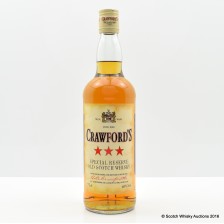 Crawford s 3 Star Blended Scotch Whisky 1970s