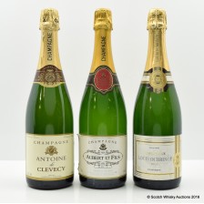AUBERT ET FILS BRUT 75CL  LOUIS DUBRINCE BRUT 75CL   ANTOINE DE CLEVECY BRUT 75CL