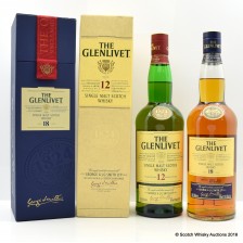 Glenlivet 18 Glenlivet 12