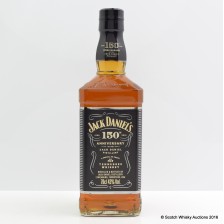 Jack Daniel s 150th Anniversary  with glasses  2 x 70cl