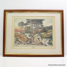 GLENFIDDICH  THE COOPER S ART  FRAMED PRINT