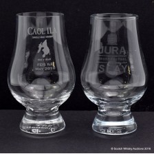 CAOL ILA FEIS ILE 2010 TASTING GLASS   JURA FEIS ILE 2007 TASTING GLASS