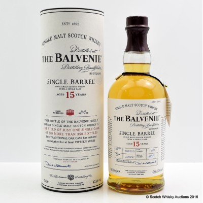 Balvenie 15 Year Old Single Barrel