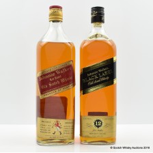 Johnnie Walker 12 Black Label Johnnie Walker Red Label Duty Free 1 14l