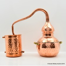 COPPER POT STILL   WORM TUB