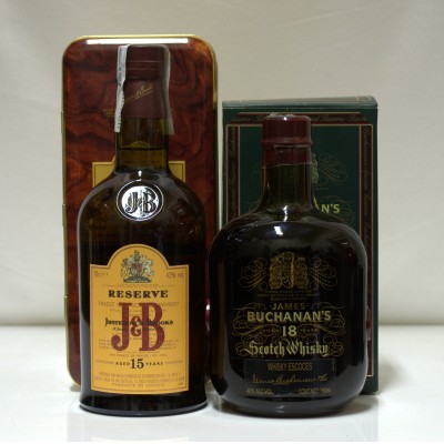 J&B 15 In Tin & Buchanan's 18