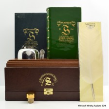 Springbank Volume 1 Book Decanter Signatory Writing Set